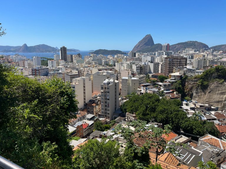 view from cliff towards the city facing southeast