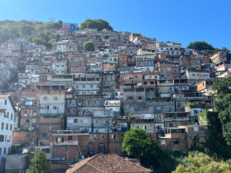 view from the rooftop of my airbnb