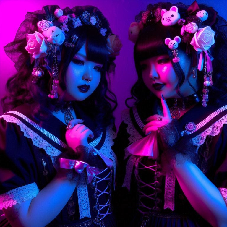 My Neon Goth Lolita Fanatsy