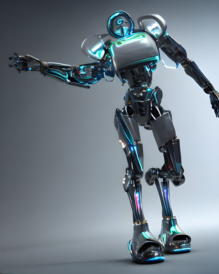8x - Titanium Robot Robotic Legs Titanium Colored .png
