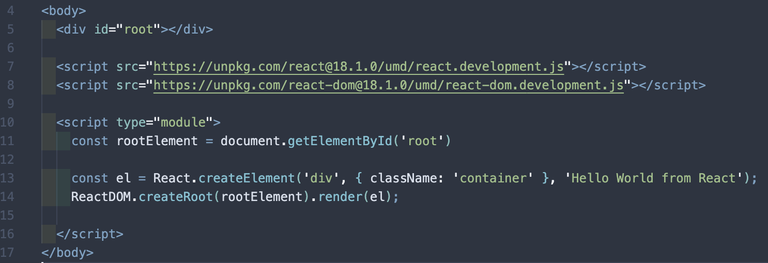 Probably my first time to encounter React.createRoot() LOL