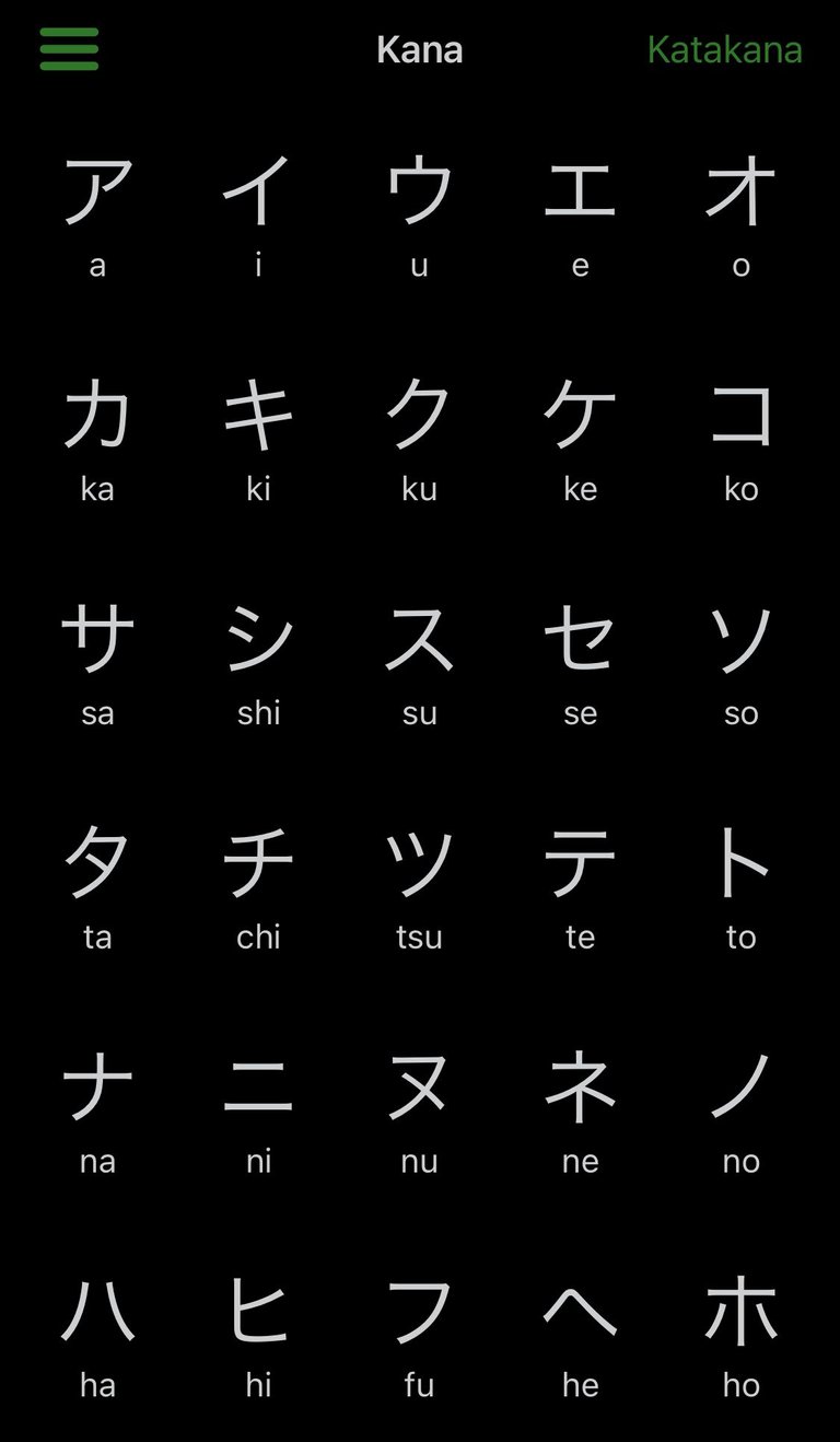 Katakana