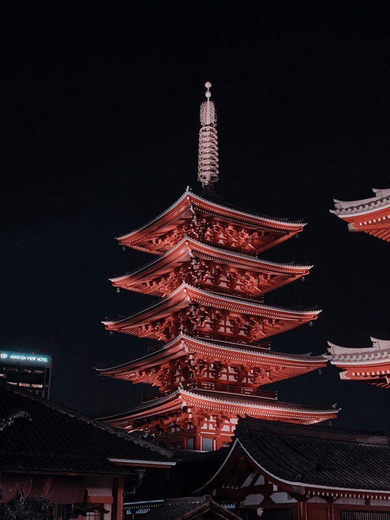 Five story pagoda at Sensoji