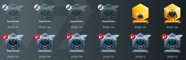 Status - Power Up Day, screenshot from HiveBuzz