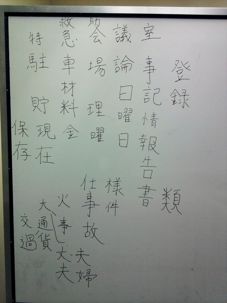 From one of my Japanese class