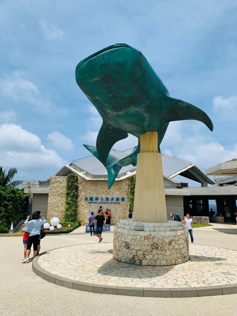 Outside the aquarium