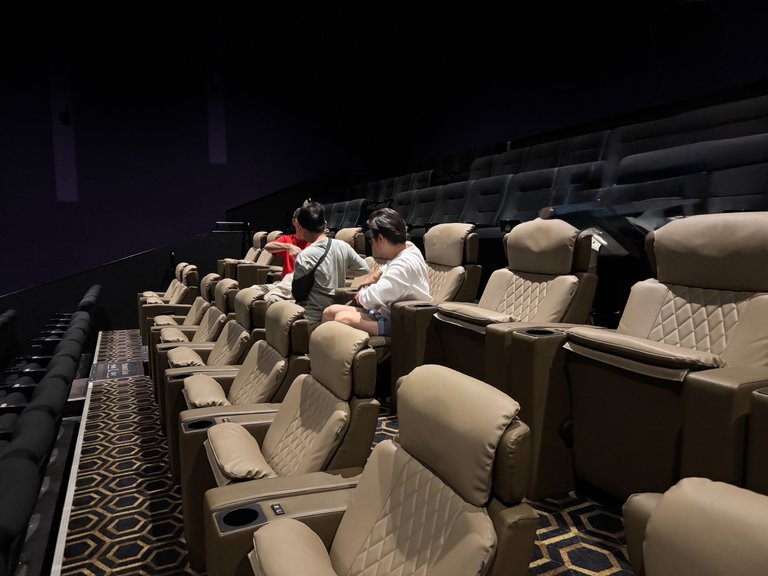 Inside the theater