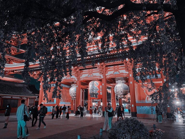 The entrance to Sensoji Temple