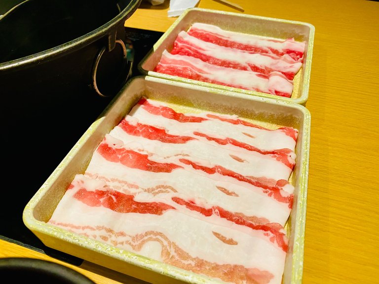 Shabu shabu meat