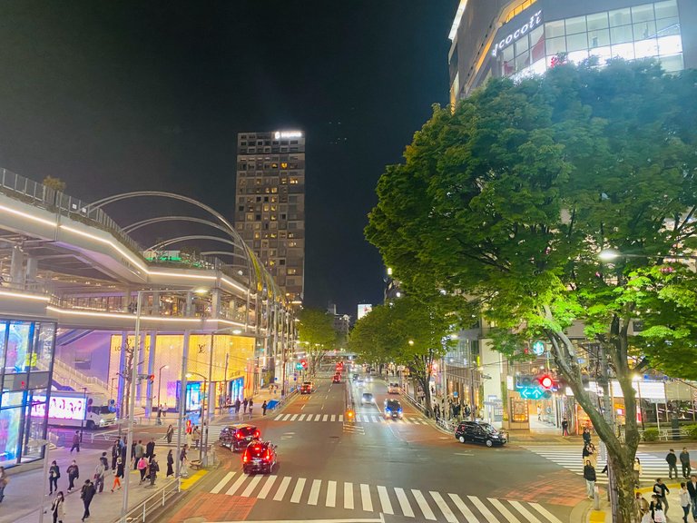 Miyashita Park on the left