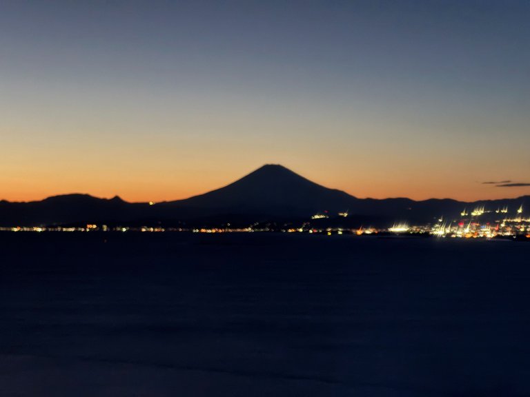 Mt. Fuji from the observatory