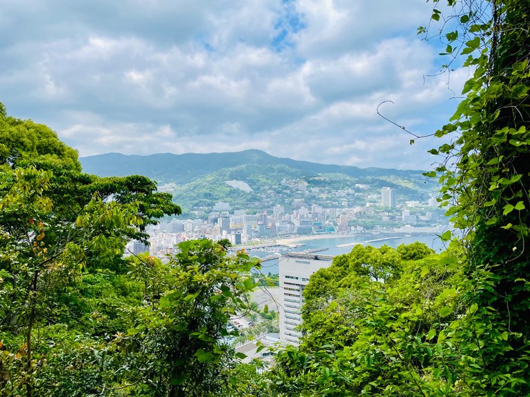 View from the road to Atami Castle