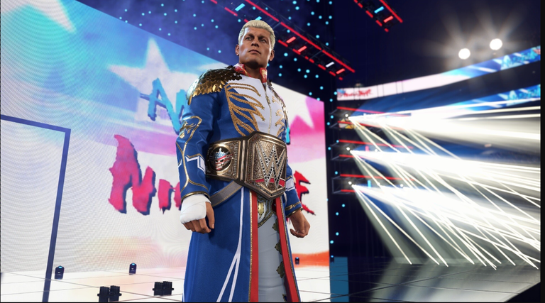 WWE 2K25: The total spectacle with lights and shadows