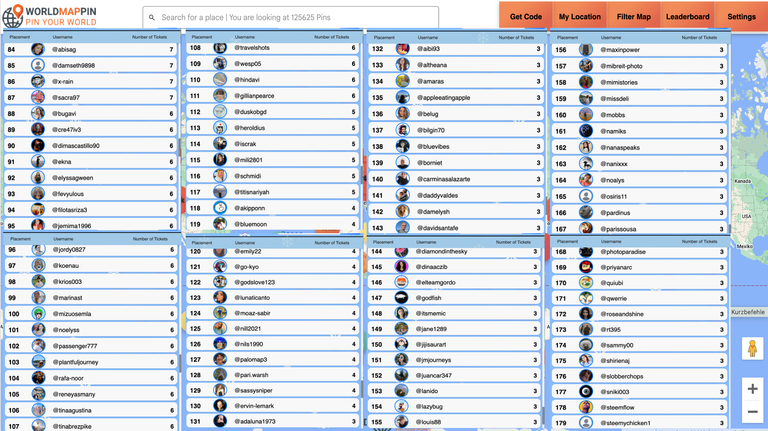 Leaderboard Winterchallenge Rank 84-179