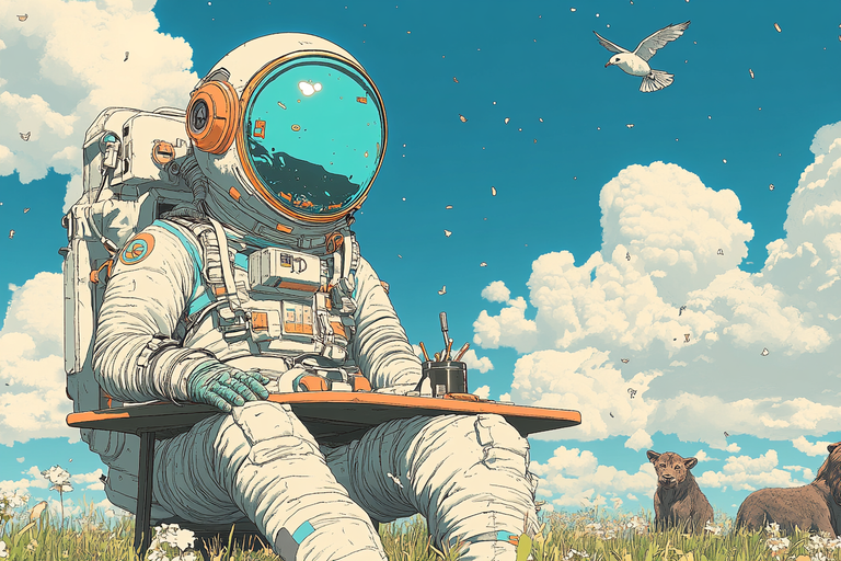 worldian._an_astronaut_character_in_bright_green_turquoise_and__a6c6bd98-dce6-48fd-a041-b74f9ed1d15e.png