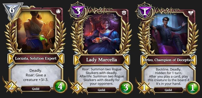 Locusta Solution Expert | Lady Marcella | Orfeo, Champion of Deception