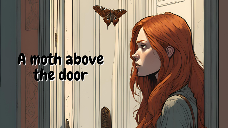 A moth above the door.png