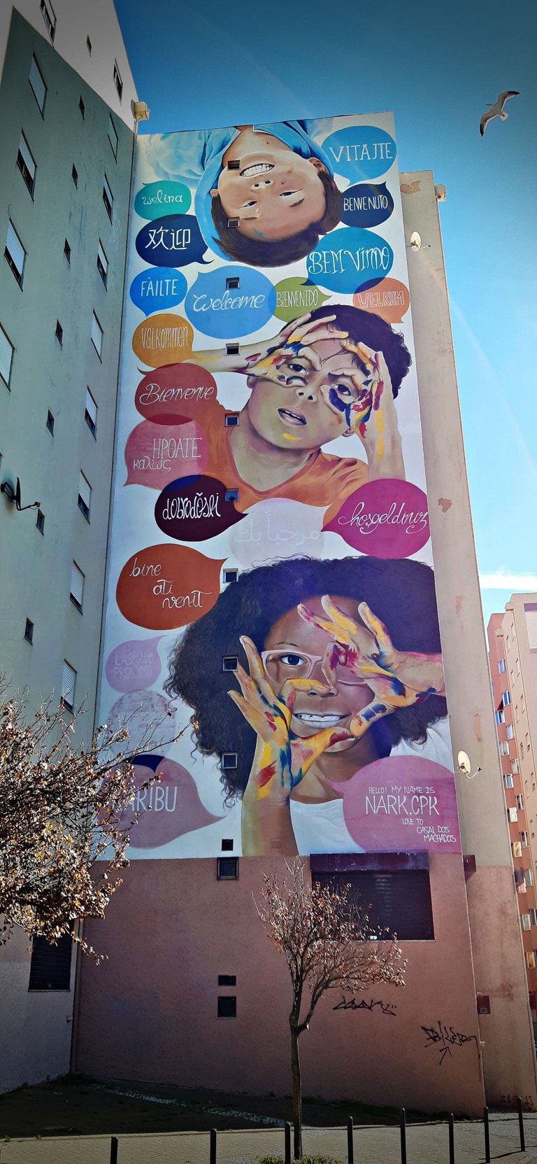 CCC's Street Art Contest #183 - "Welcome" Nark.Cpk, Lisboa, Portugal