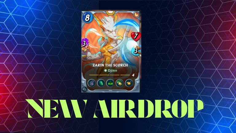 Zarin New Airdrop Card 