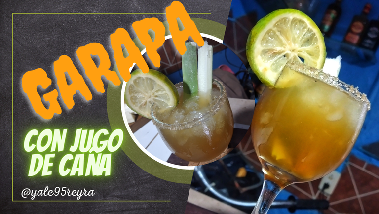 [EN-ES] Discover the delicious tropical garapa with a touch of rum, pineapple juice and lime. 