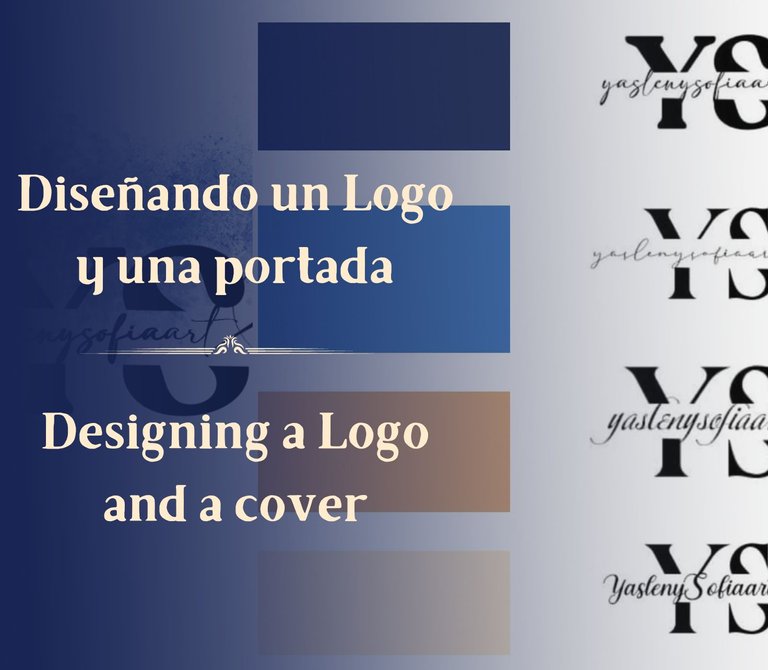 Diseñando logo y portada/Designing logo and cover [ESP/ENG]