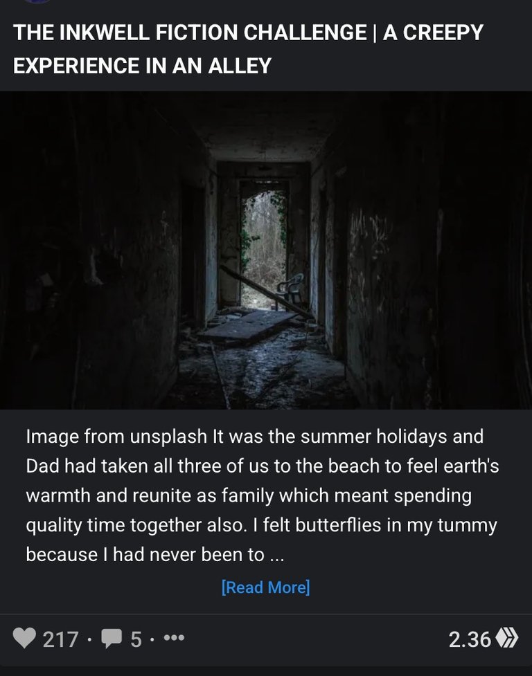 My first fictional story on hive 