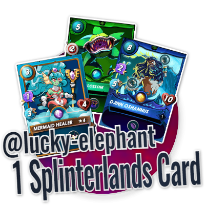 Splinterlands Card Giveaway # 13