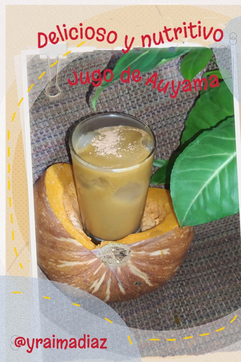 Delicious and nutritional  pumpkin juice [ESP/ ENG]