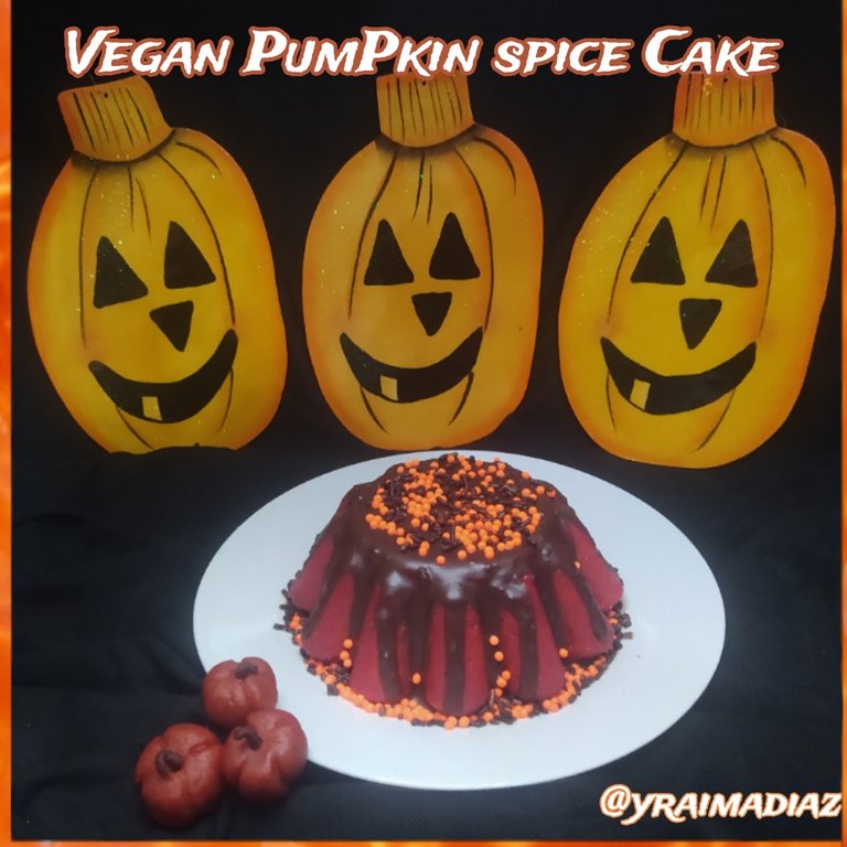 🎃 Vengan Pumpkin Spice  Cake [ENG][ESP]