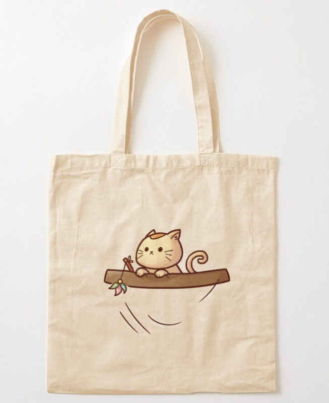 Screenshot_20201118 'Pocket cat Pocketimal series' Cotton Tote Bag by Yuna99.png
