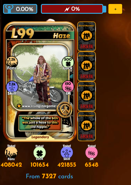 Growing my Epic Card Collection in Rising Star Game