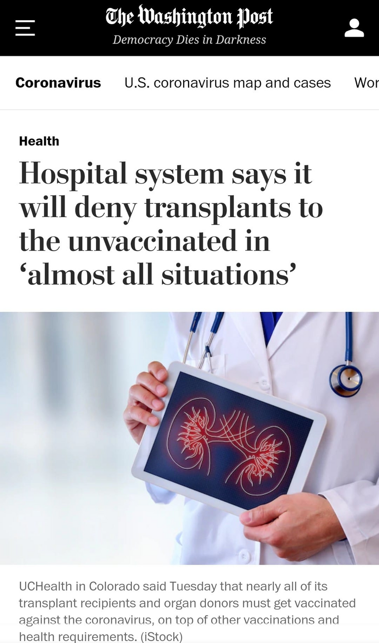 People expressing outrage over this are really just expressing their own ignorance of how organ transplant listings work.