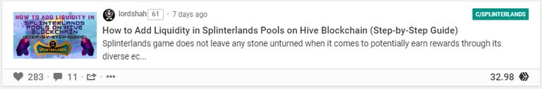 How to Add Liquidity in Splinterlands Pools on Hive Blockchain (Step-by-Step Guide)