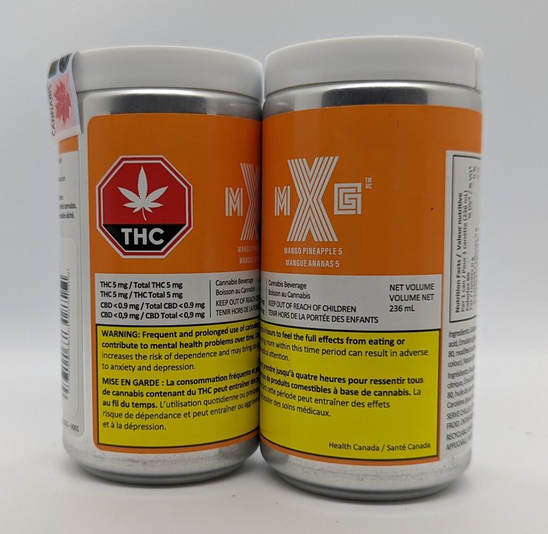 XMG THC - CBD content