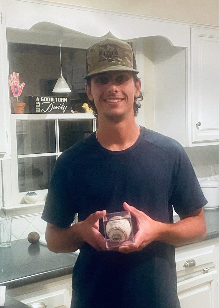 JR First Home Run Ball