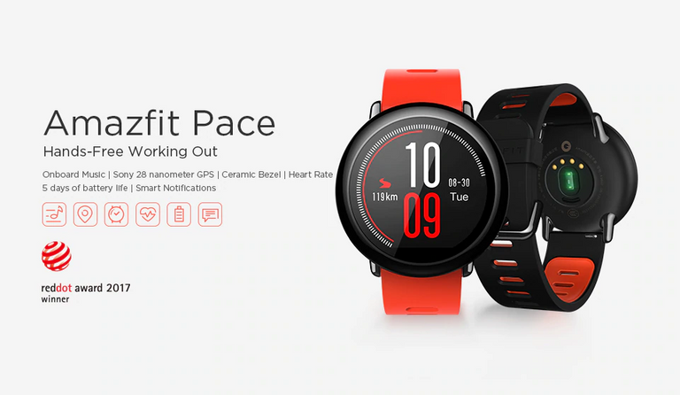 amazfit pace tela