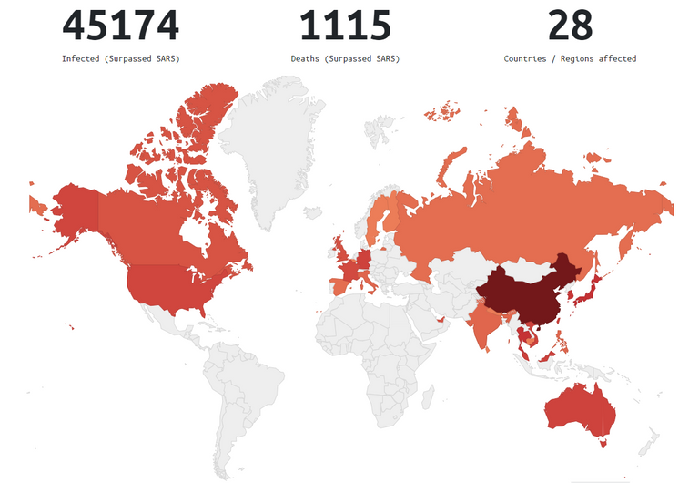 COVID-19 statistics as of 12 Feb 2020