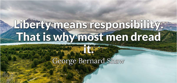 20200116 20_02_50George Bernard Shaw  Liberty means responsibility. That....png