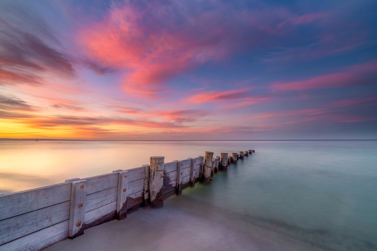 Abbey Beach at Sunset