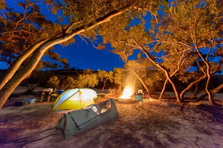 Camping in the Outback
