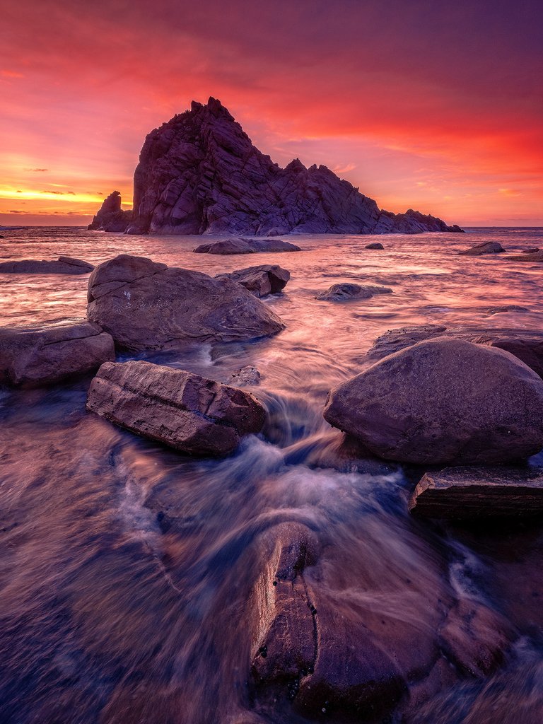 Sugar Loaf Rock at Sunset
