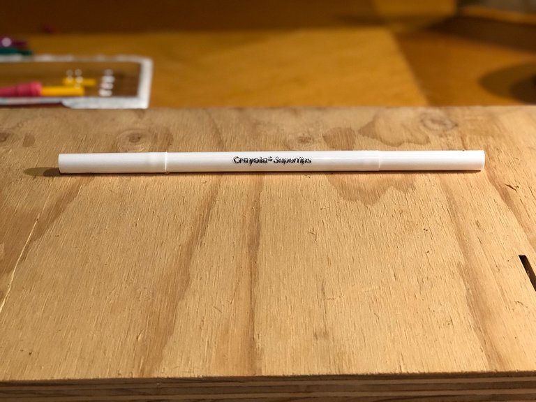Extended Crayola Super Tips pen