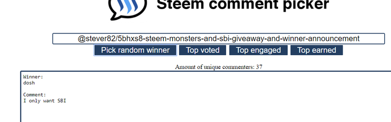 20190424 23_21_29Picker _ Steem comment winner.png