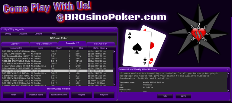 BROsino Poker  Game Lobby.png