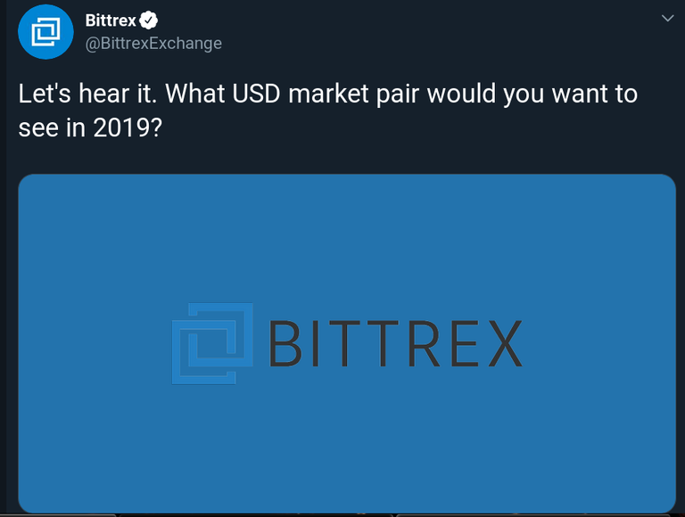 steem on bittrex?