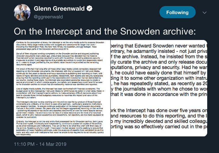 Glenn Greenwald on Twitter   On the Intercept and the Snowden archive …  .png