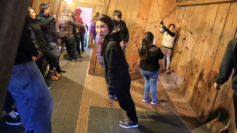 The Mystery Spot in Santa Cruz