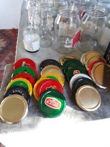 Jars and lids for cleaning and repurposing