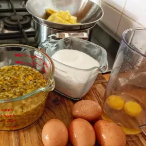 Granadilla curd ingredients