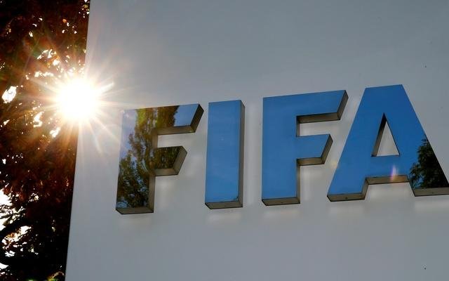 The+logo+of+FIFA+is+seen+in+front+of+its+headquarters+in+Zurich,+Switzerland+Sept+26,+2017..JPG